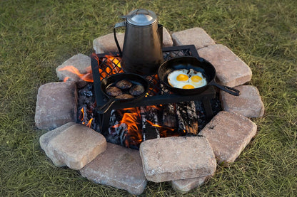 Klappbarer Camping Grill aus Metall – Tragbarer Holzkohlegrill für Outdoor & Garten
